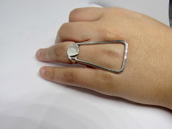 Thumb MCP Silver Splint Ring With Bracelet Thumb Splint 925 Silver MCP  Hyperextension Splint MCP Joint Brace by Evabelle 