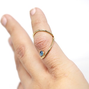 Swan Splint Ring TheBlueSwan© • 14K Yellow Gold Fill Splint for PIP or DIP Joints • Solid Gold Fill Splint Ring • RA Arthritis