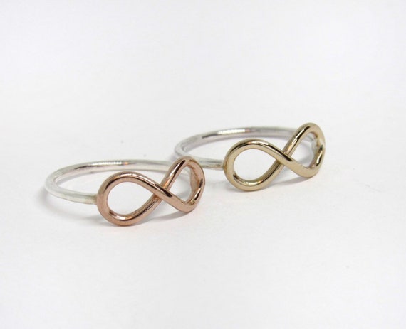 Delicate Infinity Promise diamond Ring In 18K Rose Gold | Fascinating  Diamonds