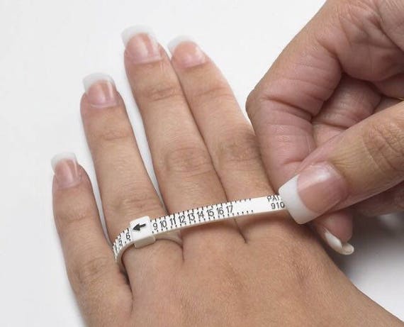 korea ring sizer gauge adjustable transparent