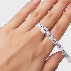 Adjustable Ring Sizer: Reusable Finger Gauge Sizing Tool