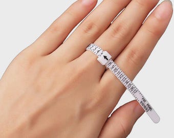 Adjustable Ring Sizer: Reusable Finger Gauge Sizing Tool