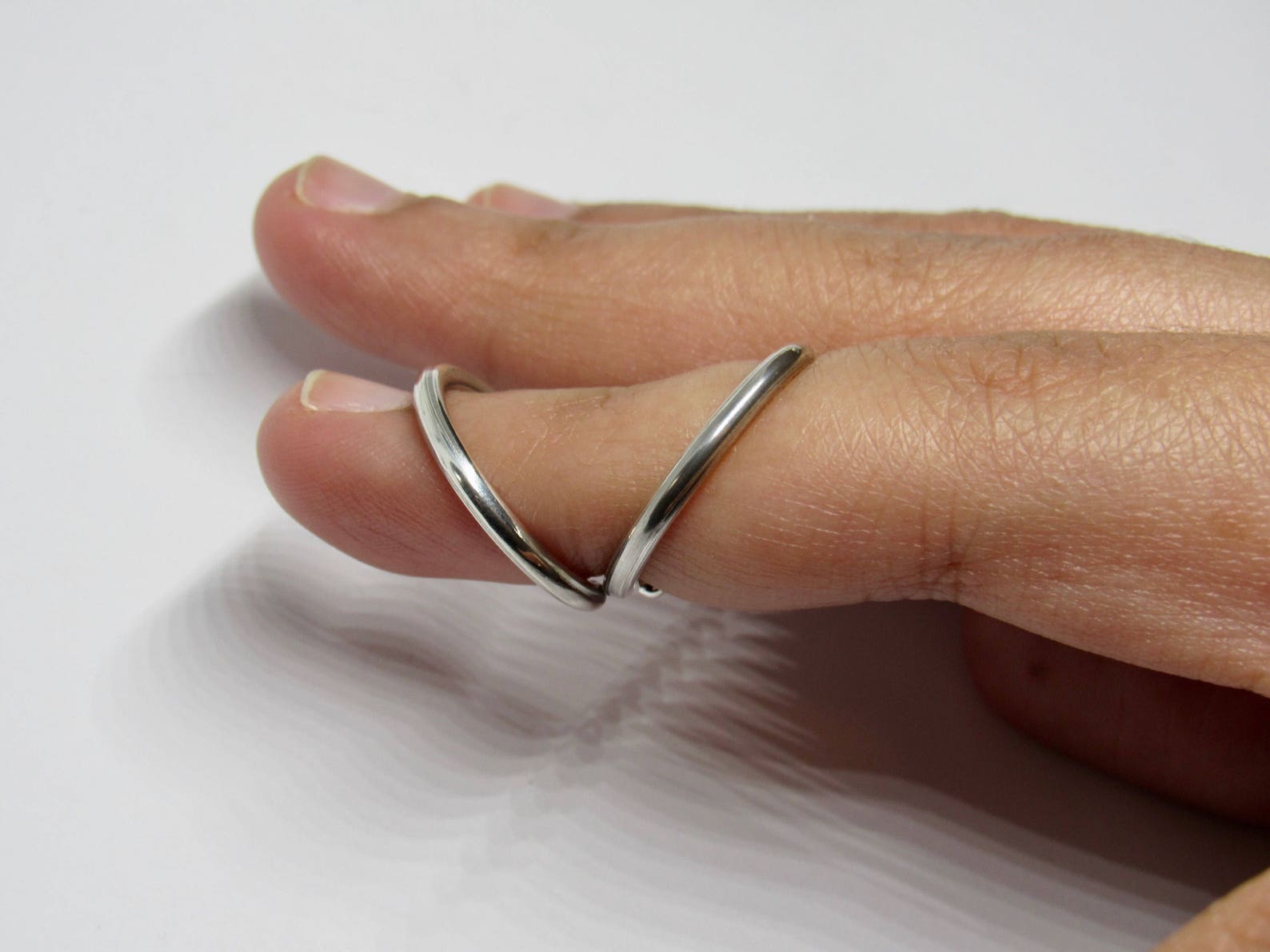 999 Fine Silver Splint Ring Adjustable for PIP or DIP Joint Etsy