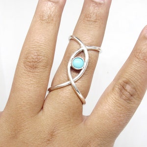 EyeTriggerSplint ™ Finger Ring Splint • Sterling Silver Boutonniere Finger Ring • Triggering Thumb Finger Splint • Trigger Finger Ring