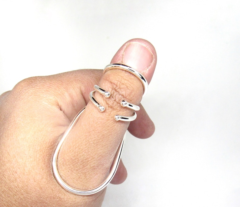 Adjustable Thumb MCP/IP Silver Splint Ring Swan Thumb Splint Etsy