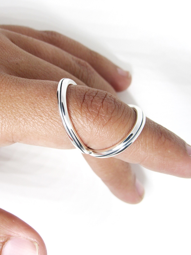 Silver Splint Ring Swan Neck Splint for DIP or PIP Joints Etsy UK