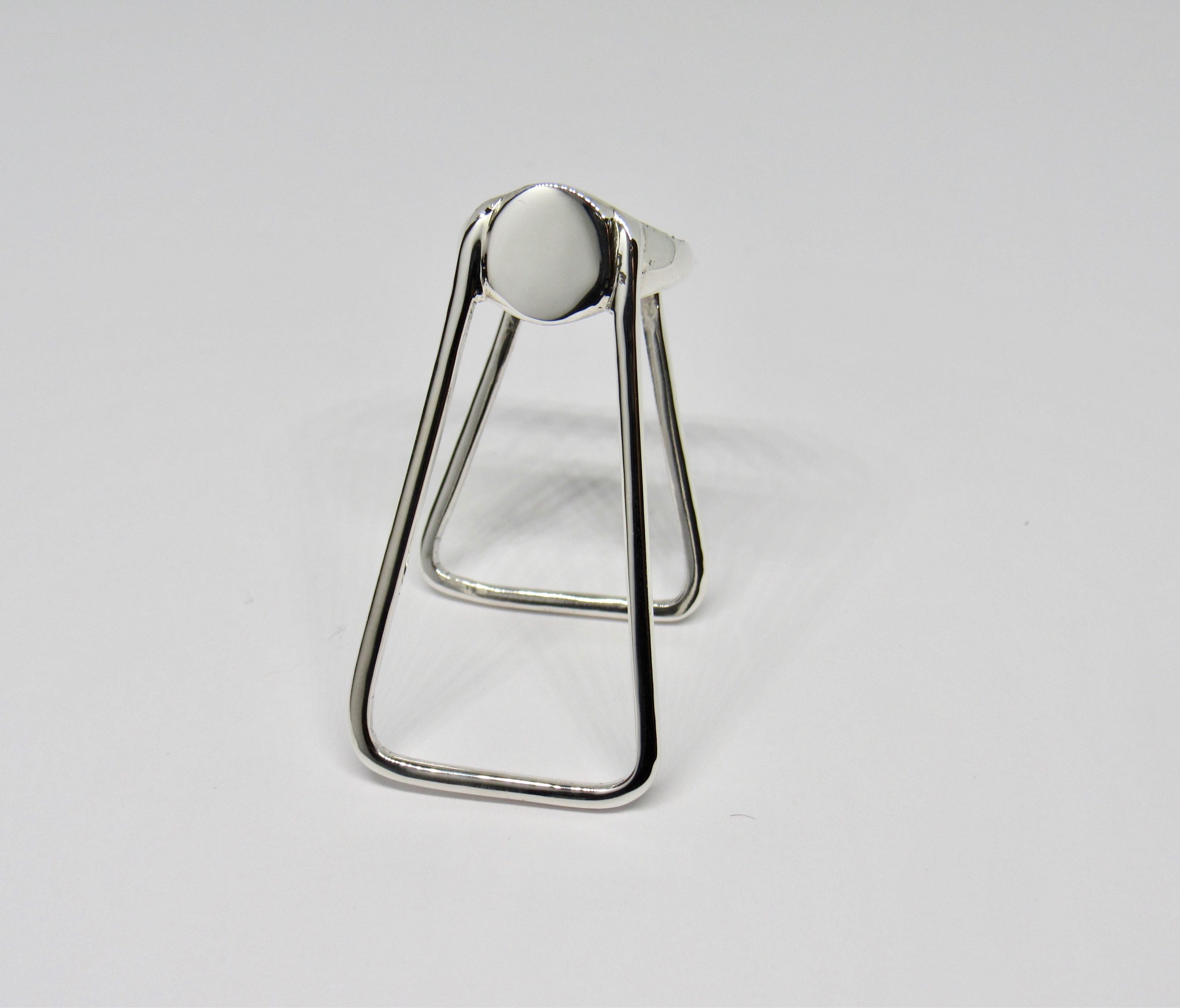 MCP joint Splint Ring • Sterling Silver Splint Ring • Splint ring with extensions  • Custom handmade Splint Ring by Evabelle