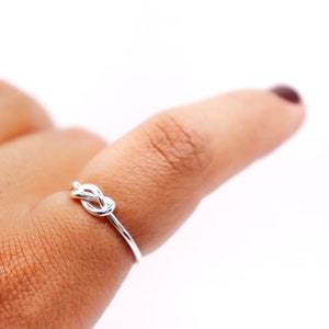 Knots Ring • Double Knots • Gold Fill • Gold Plated •Sterling Silver Love Knot Ring Ring • Stack Ring • Dainty Ring • Christmas gift