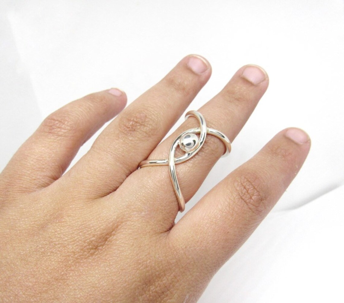 Adjustable Eye Trigger Finger Ring Splint Sterling Silver Etsy