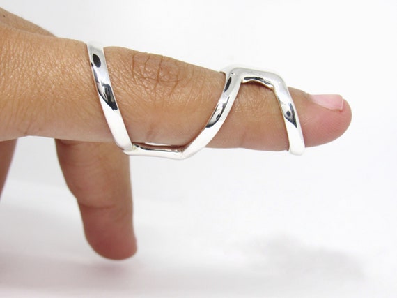 Boutonniere Swan Silver Splint Ring Combination Splint Mallet Finger Swan  Neck Splint Custom Handmade Splint Ring Ring Splint E 