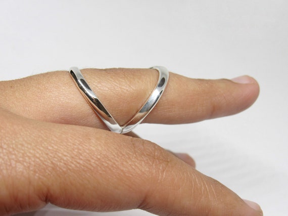 Etsy silver ring splints hot sale