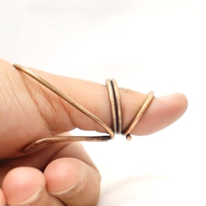 Bronze Thumb MCP/IP Bronze Splint Ring • Swan Thumb Splint  • Custom handmade Splint Ring • Ring Splint • EDS Splint Ring by Evabelle