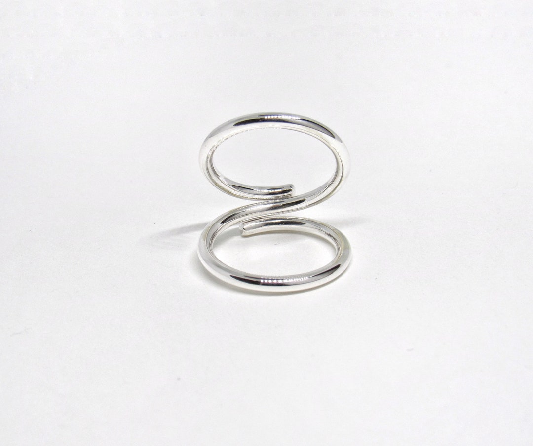Fine Silver Swan Neck Splint Ring: Adjustable Arthritis Support - Etsy