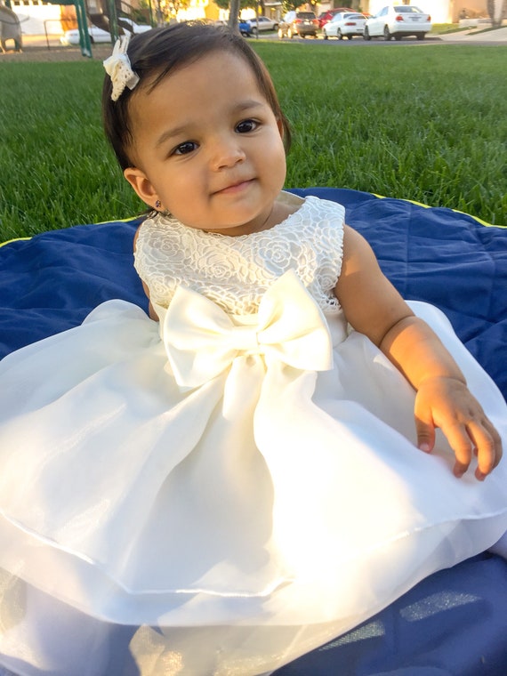 baptism party dress Piccolo Bacio Paula Baptism Wear Dress by La Bavetta in Brooklyn 12m