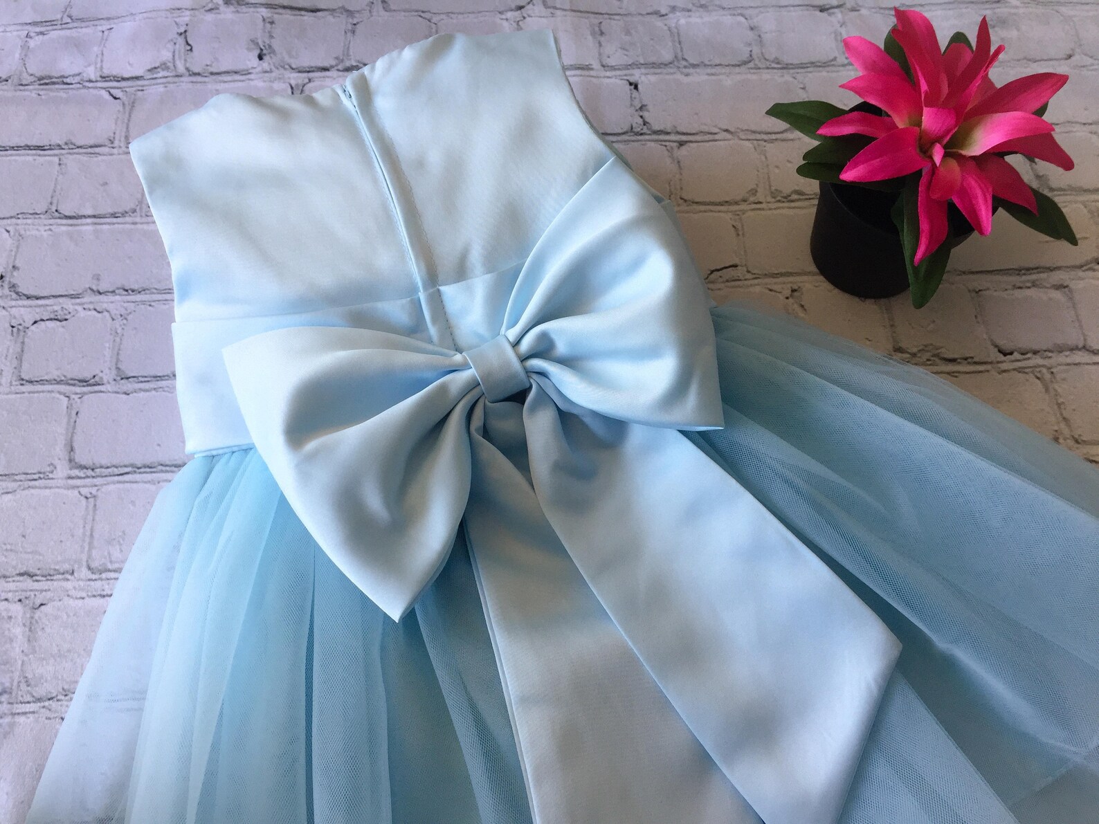 Blue Tulle Girl Dress Blue Birthday Dress Tulle Dress Party | Etsy