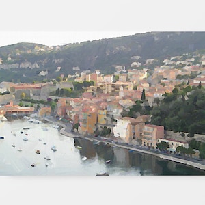 Cote D&#39;Azur I Original Artwork PRINTABLE Wall Art DIGITAL Prints Multiple Sizes
