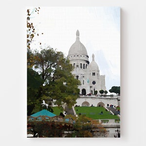 Paris Carousel V Original Artwork PRINTABLE Wall Art DIGITAL Print Multiple Sizes