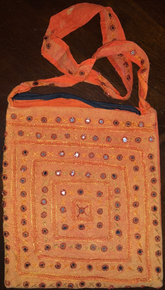 Handmade Indian Rajasthani Tote Shoulder bag Gem