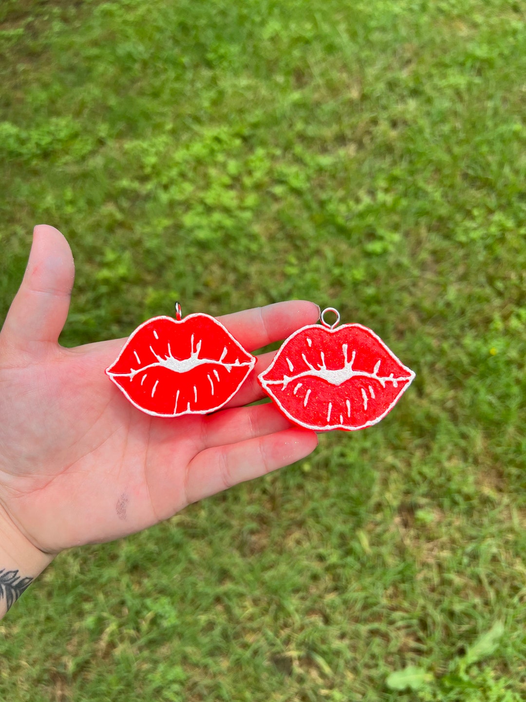 2 Lips Car Freshies Vent Clips / Custom / Cute Lips Car Etsy