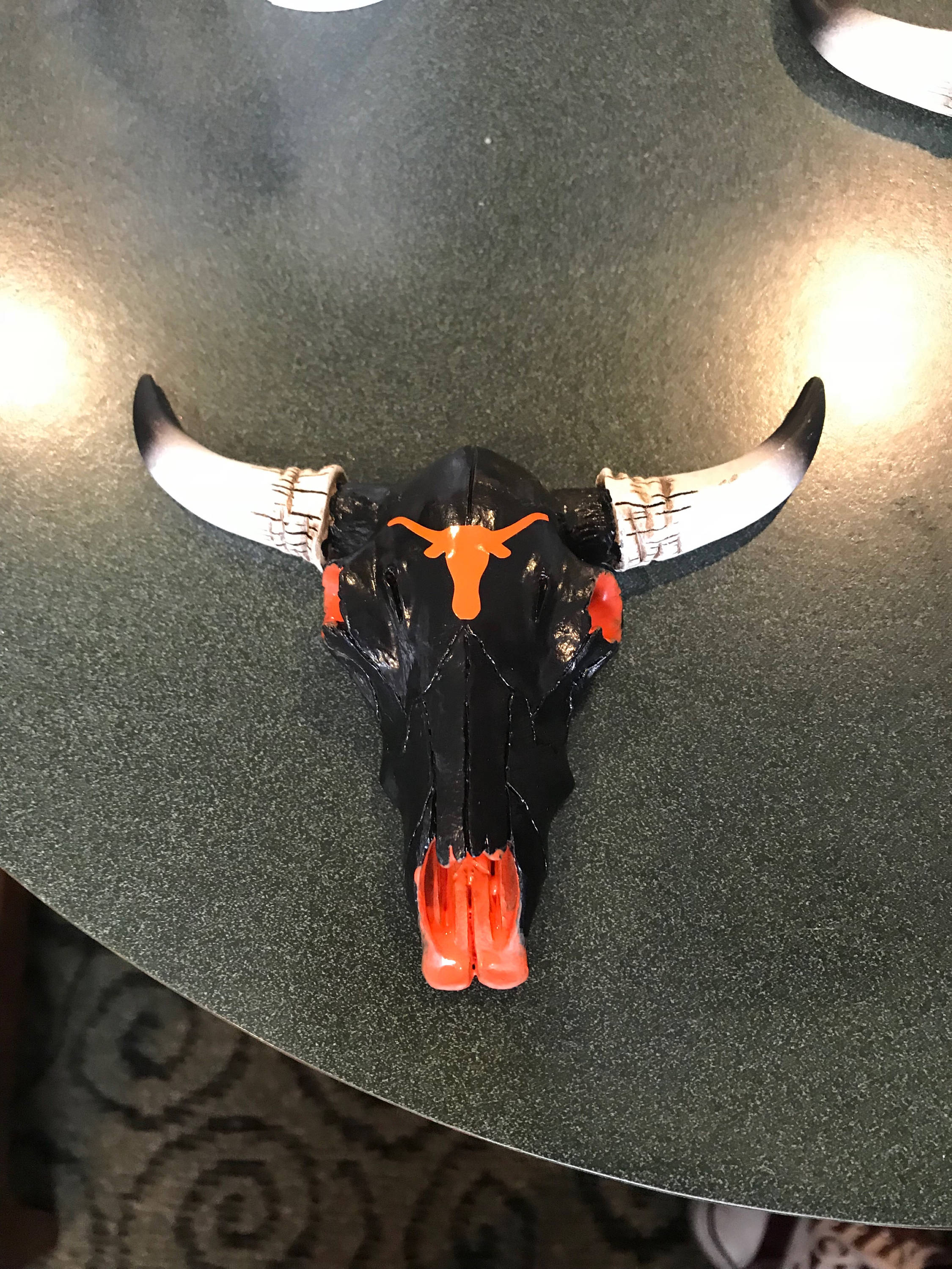 Rear view mirror hanger Long horns Etsy