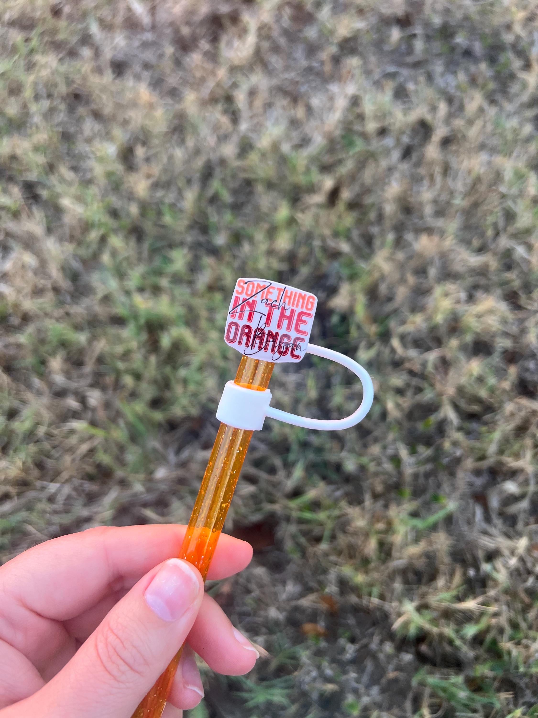 Something In The Orange Straw Topper / 1 Straw Topper