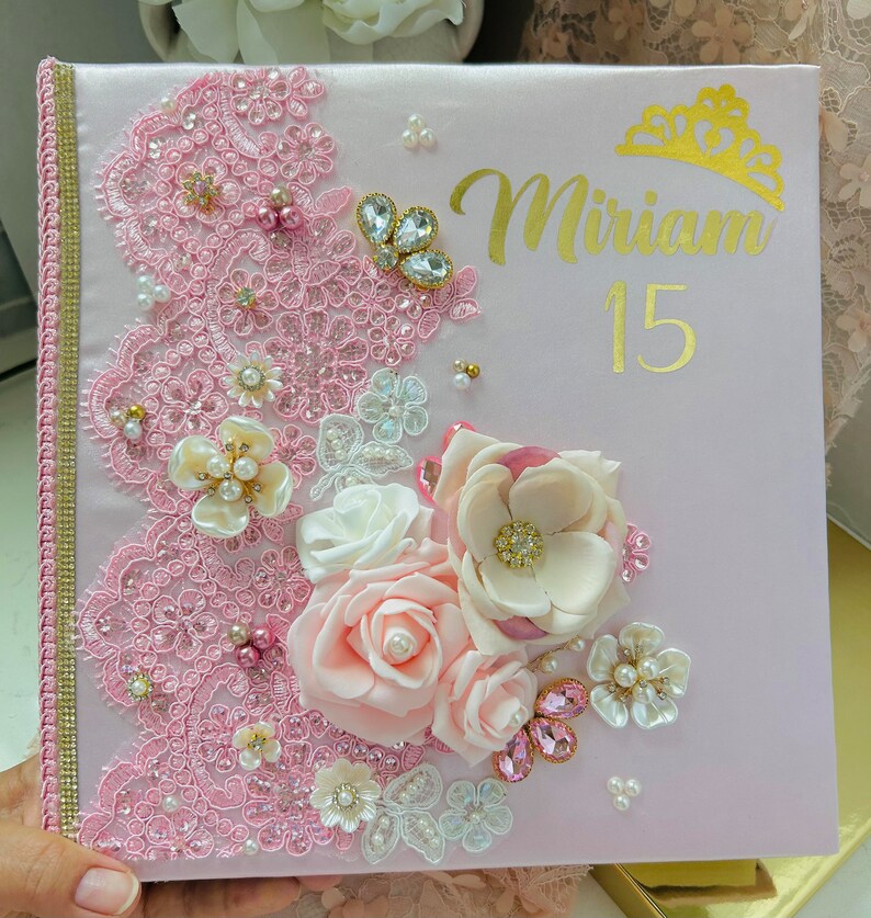 Quinceañera Princess Photo Album/personalized Photo Album/quinceanera