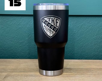 Set of 15 - Bulk 30oz Tumbler with custom artwork or logo - Custom Logo 30oz Tumbler, Laser Engraved Cup
