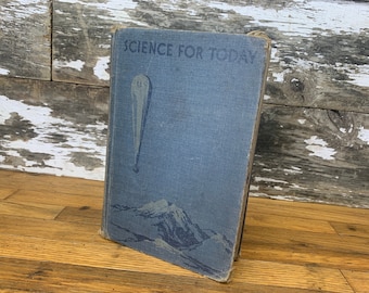 1936 Science Book – Vintage Illustrations, Photographs & Charts