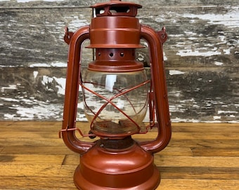 Vintage Rustic Red Barn Lantern