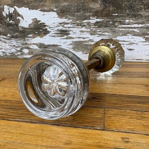 Vintage Mismatched Glass Door Knob Set- Architectural Salvage