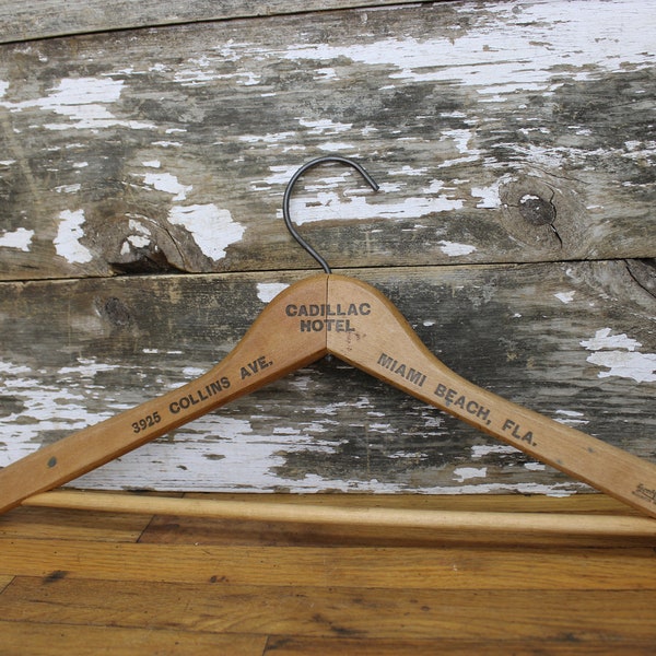 Wood Hotel Hanger Etsy