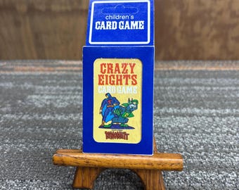 1978 Dynomutt Crazy Eights Card Game - Sealed New Old Stock - Vintage Hoyle Hanna Barbera Card Deck