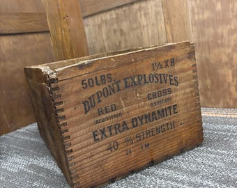 ヴィンテージ DuPont 爆薬用 木箱 EXTRA DYNAMITE 蚤の市 il_340x270.7726554178_reyc.jpg