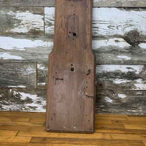Antique Crank Wall Phone Back Board - Wood Telephone Box - Crank Telephone Parts - Solid Hardwood