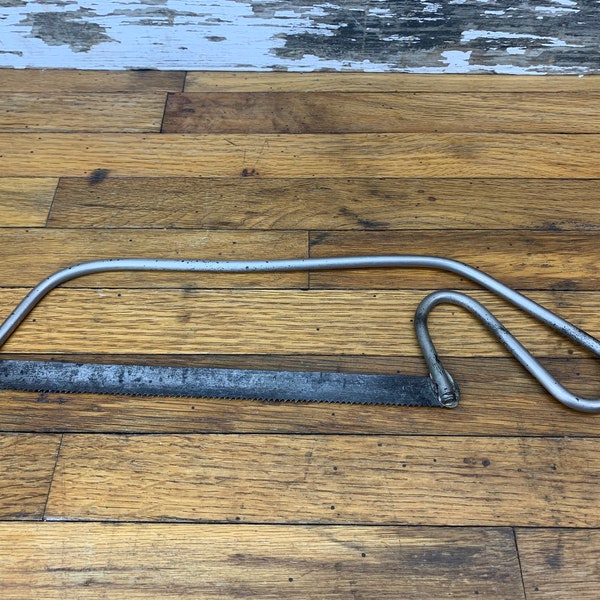 Antique Meat Saw Etsy
