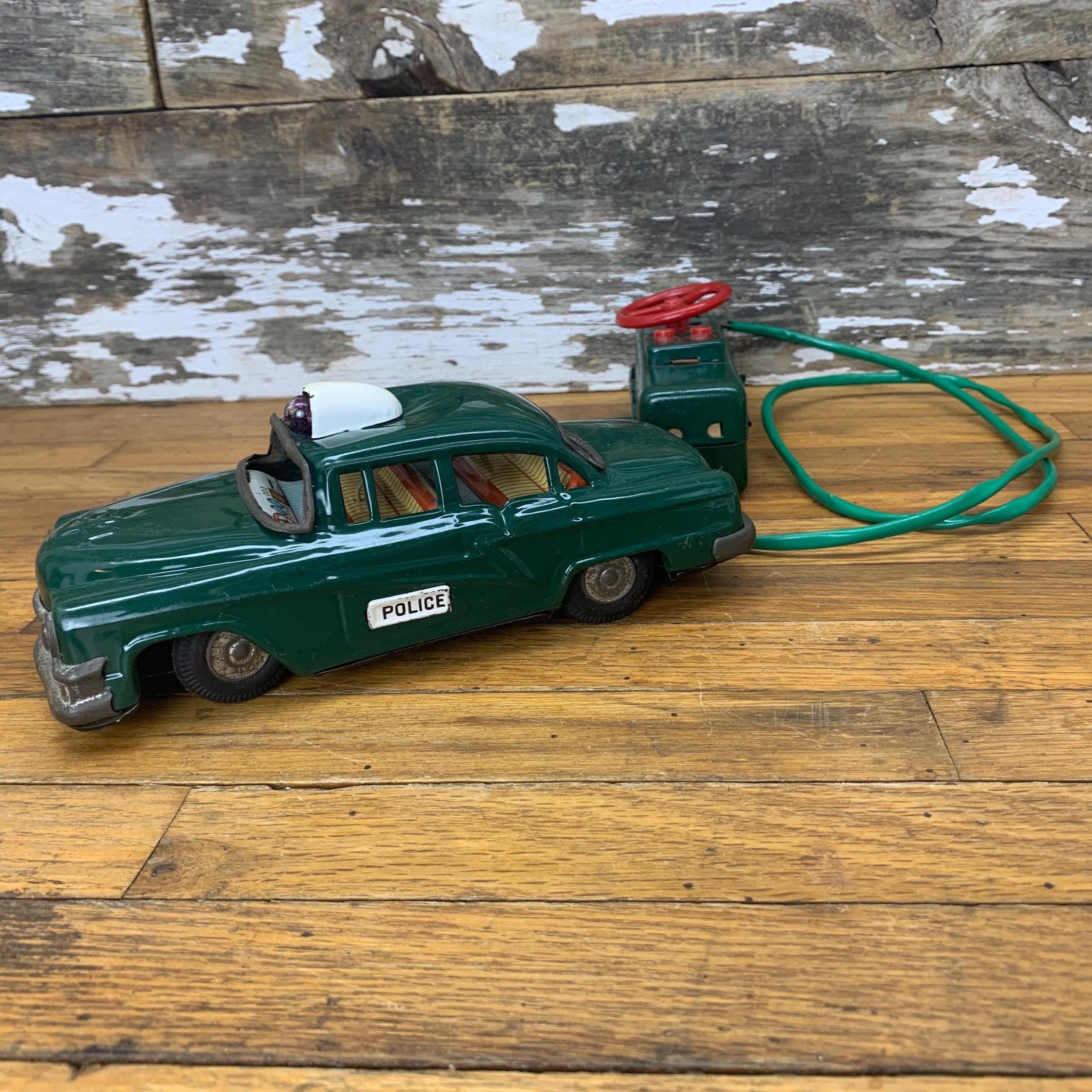 Voiture Police MF 270 - Jouet Mécanique En Tôle - Occasion Chine