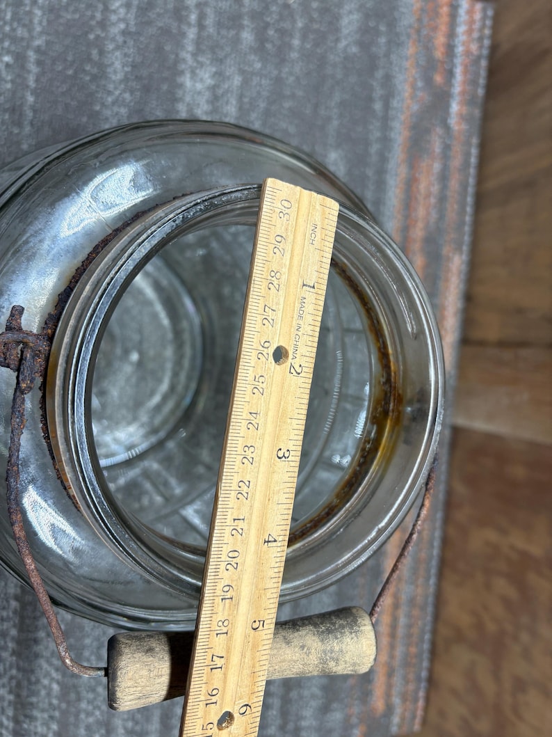 Antique General Store Pickle Jar: Giant Duraglass Barrel, Rusty Bale ...