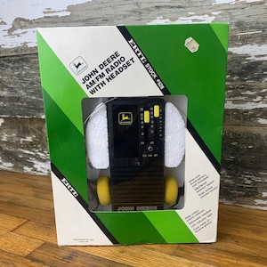 Vintage John Deere AM/FM Radio - ERTL Dyersville, Iowa - Sealed New in Package- John Deere Collectible