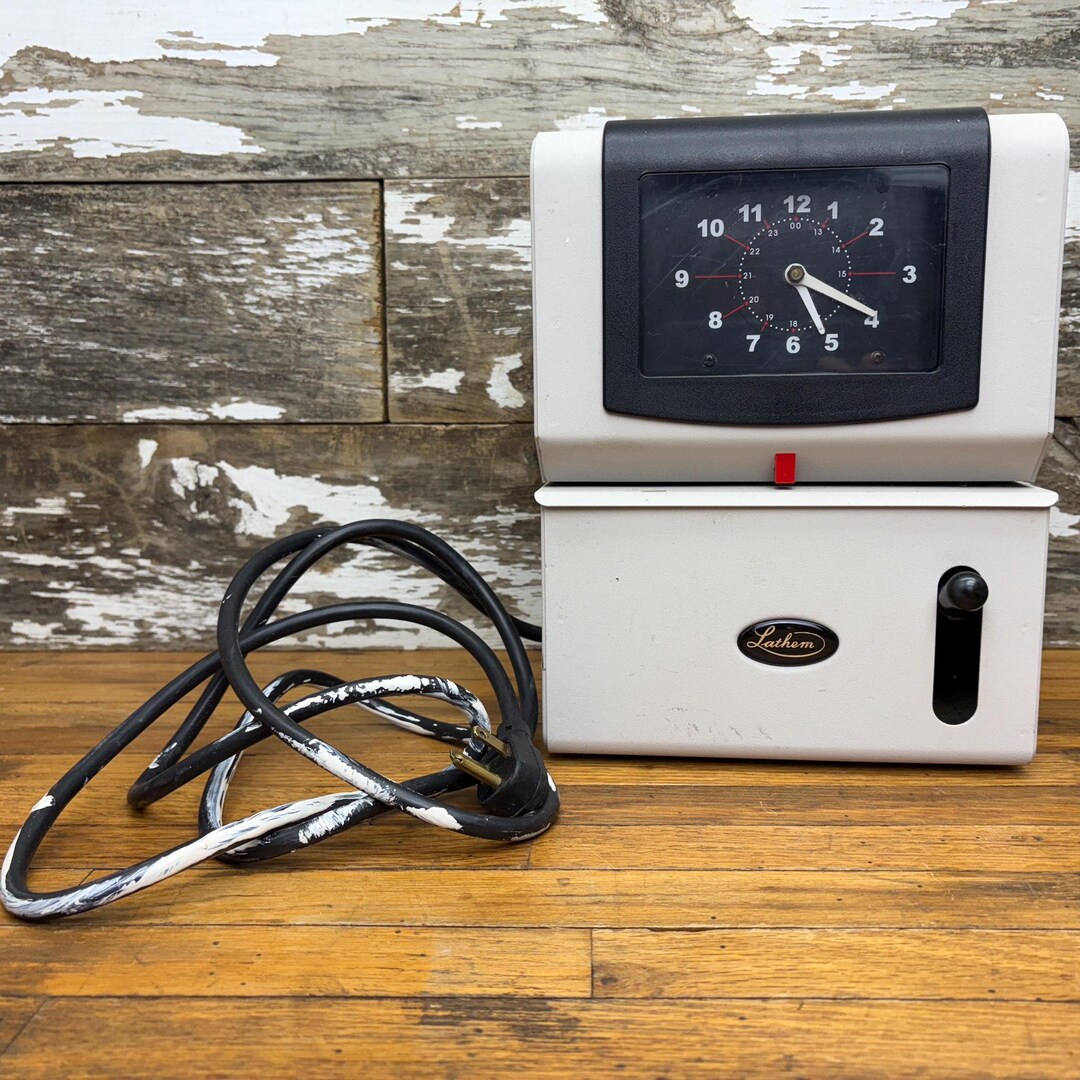 2 Color Red Black Nylon Ribbon 2 X Lathem Time Recorder 2-Color ...