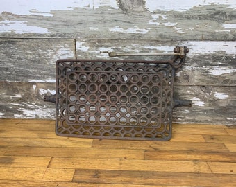 Antique Cast Iron Treadle Sewing Machine Foot Pedal - Honeycomb Pattern -  Sewing Machine Treadle Pedal -Salvaged Sewing Machine Parts