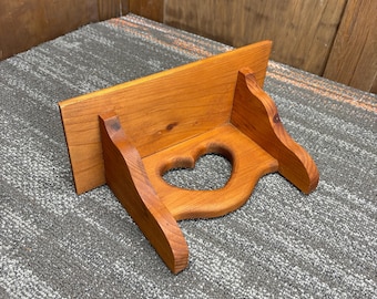 Vintage Heart Cutout Shelf