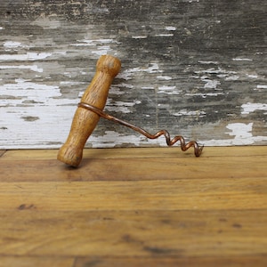 Small Antique Wrapped Wire Corkscrew