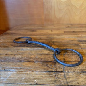 Antique Rustic Horse Straight Snaffel Bit