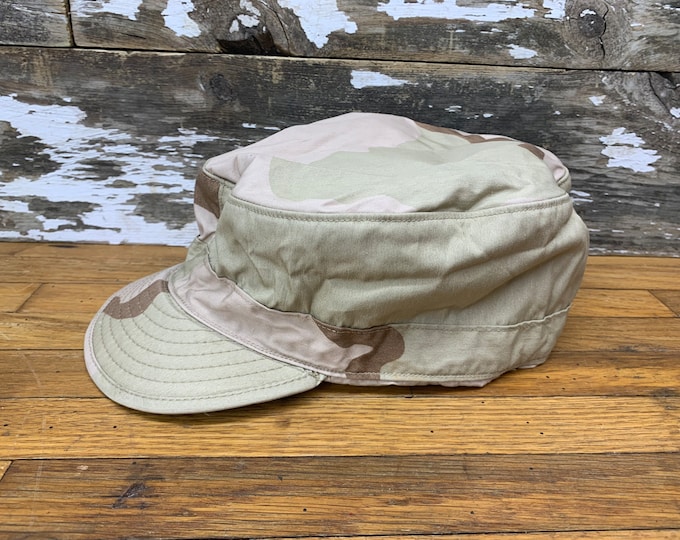 US Army Patrol Cap Size 7 3/4 OCP3 Color DCU Desert Camo Hat W/ Warm