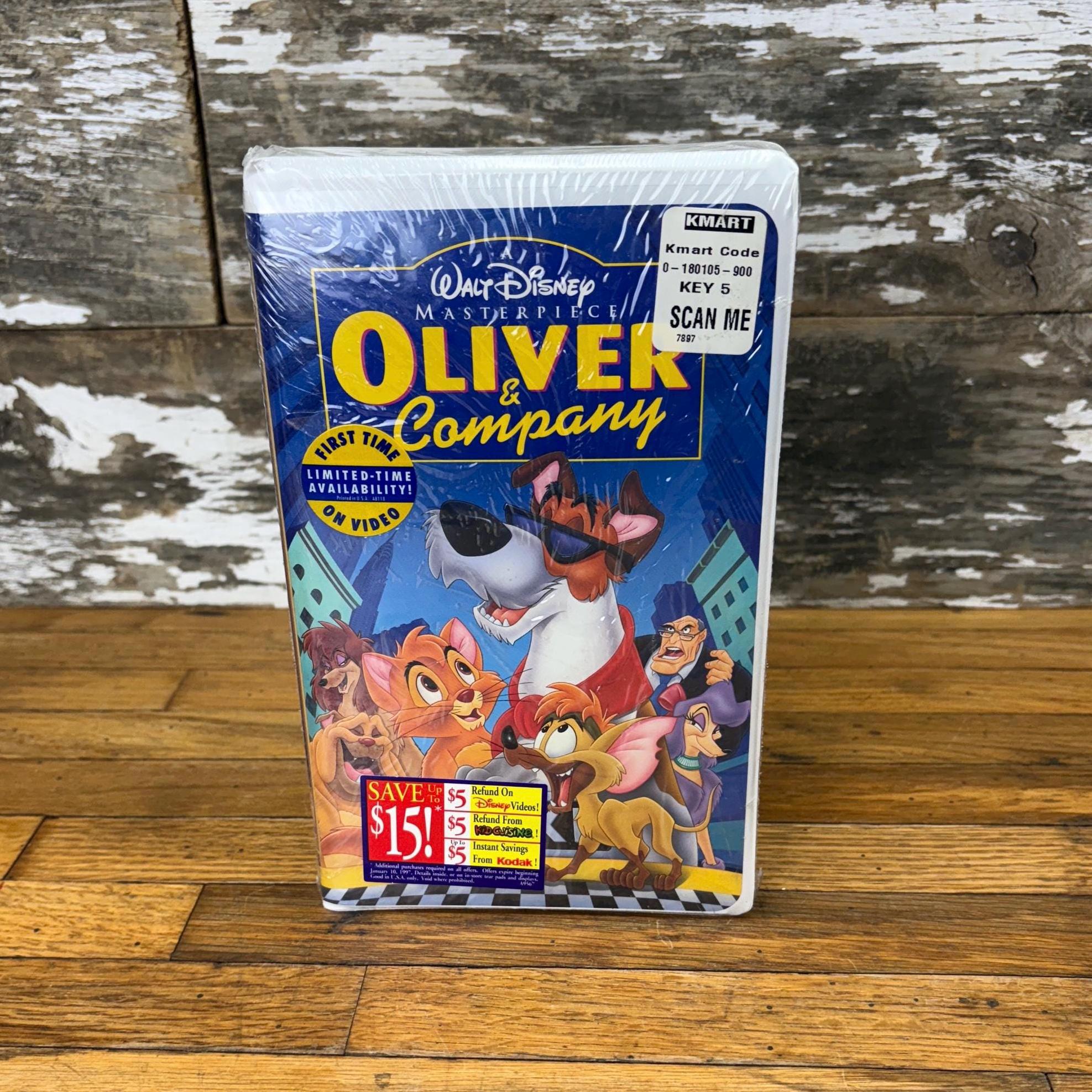Vintage 1996 Disney's Oliver and Company New/sealed VHS - Etsy