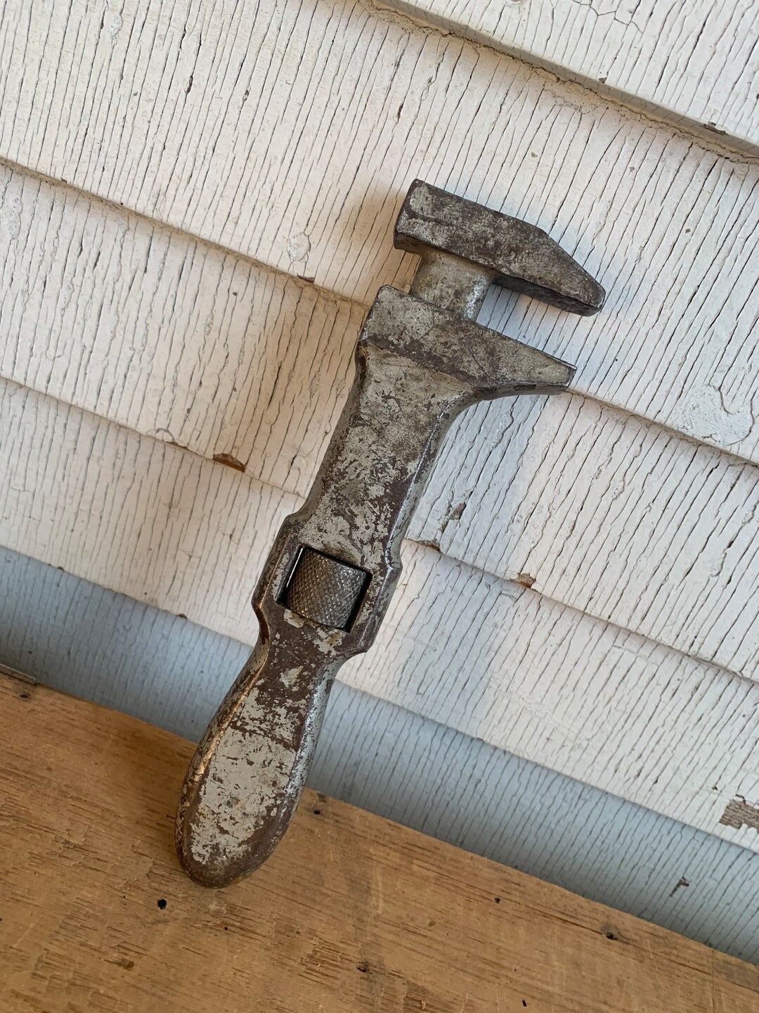 Antique Unique Adjustable Monkey Wrench Tool Etsy