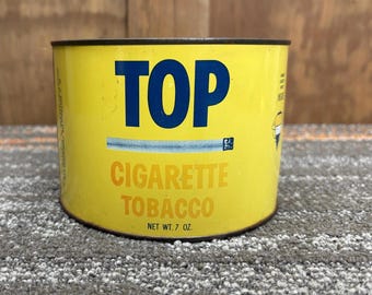 tops tobacco walmart Vintage Cigarette Tin: 7oz No Lid and other items TOP Rolling Papers, 6 Pack