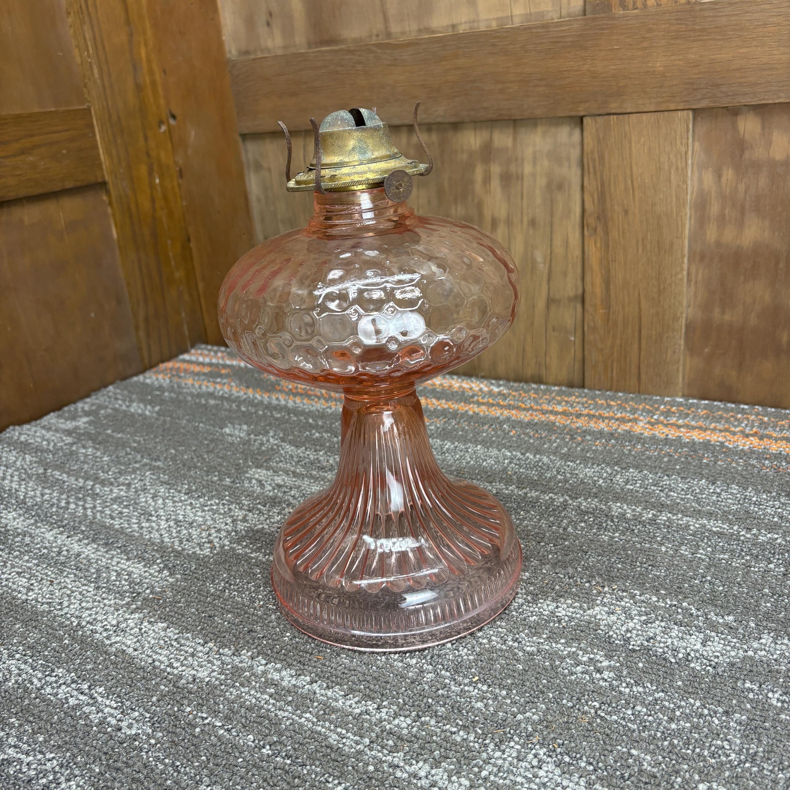 open lace back dress Pink Glass Vanity Set | Dressing Table | Retro Vintage Unique