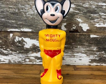 Vintage Mighty Mouse Soaky - Etsy