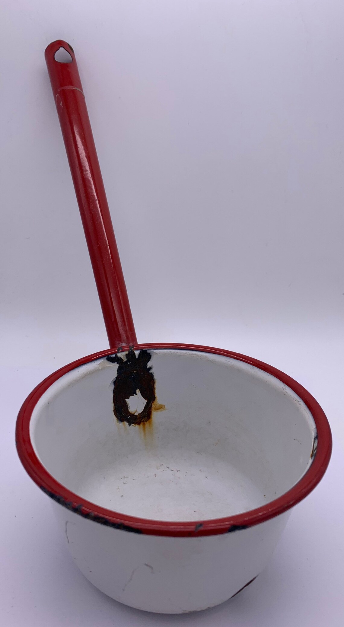 Long Handled Enamel Pot Etsy